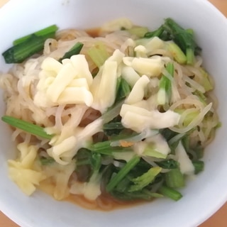 糸こんにゃくでパスタ